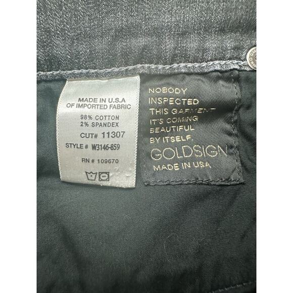 Goldsign | Size: 27 | Lure Skinny Jeans Faded Charcoal Wash Stretch Made in USA - Picture 6 of 11